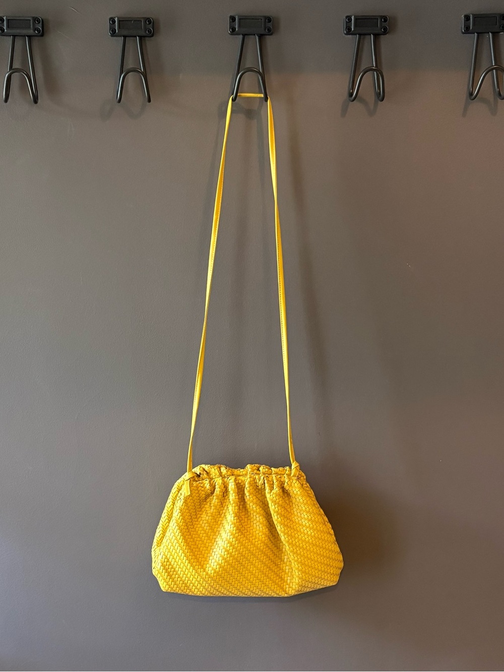 By Anthropologie Frankie Clutch Purse in Yellow